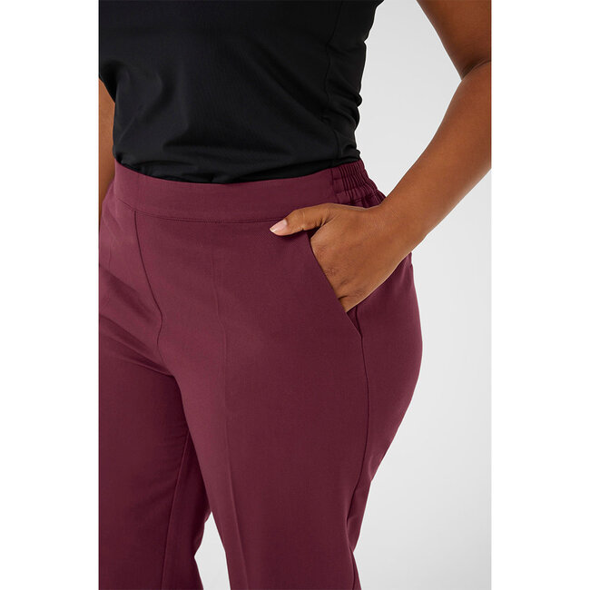 Broek Kaffe Curve wijn rood 10581088