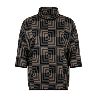 Verpass Pull Verpass zwart camel multicolor  3349