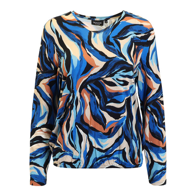 Shirt Signature blauw multi 219413