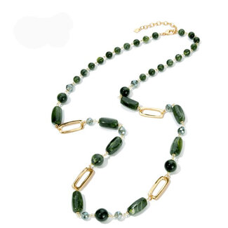 Halsketting groen goud 101202536