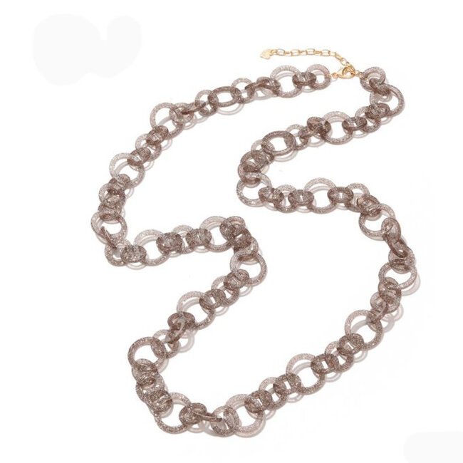 Halsketting leopard goud 101176822