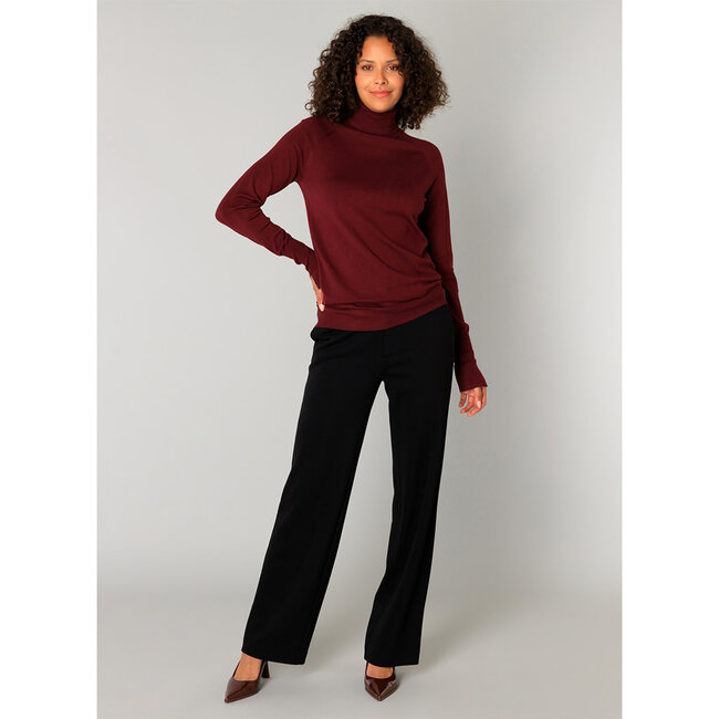Pull rolkraag Yest bordeaux Ojasvini 0005822