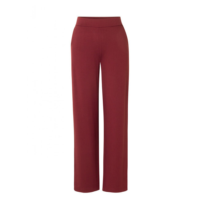Broek brede pijp Yest bordeaux Paloma 0005860