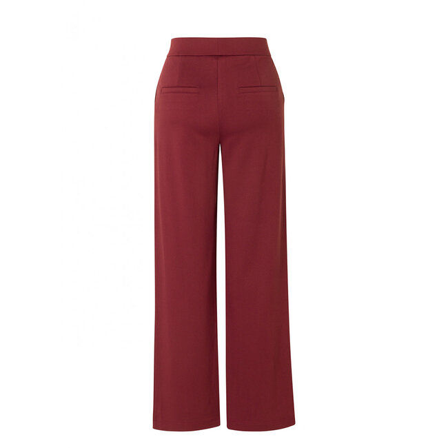 Broek brede pijp Yest bordeaux Paloma 0005860