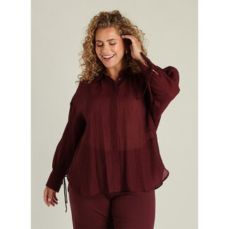 Yest Curve Blouse Yest Curve bordeaux Gilda A005800