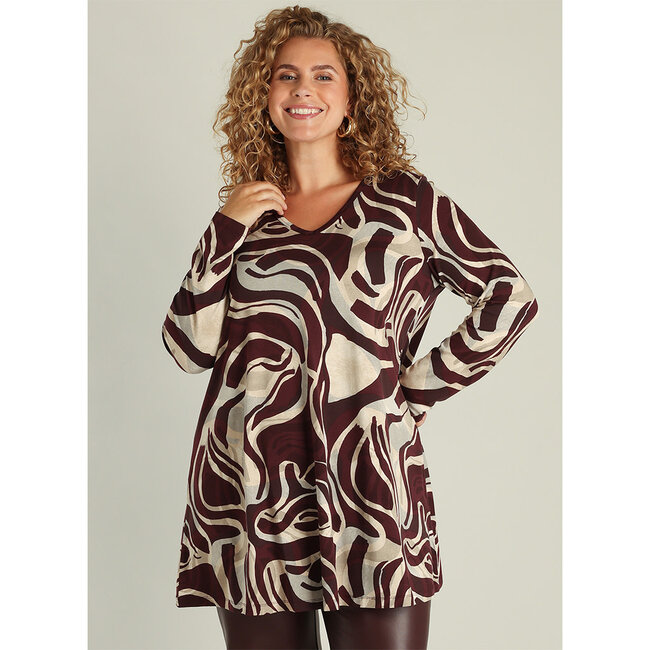 Tuniek Yest Curve bordeaux multi Ankaria A006004