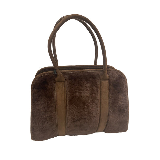 Handtas bruin teddy 20160