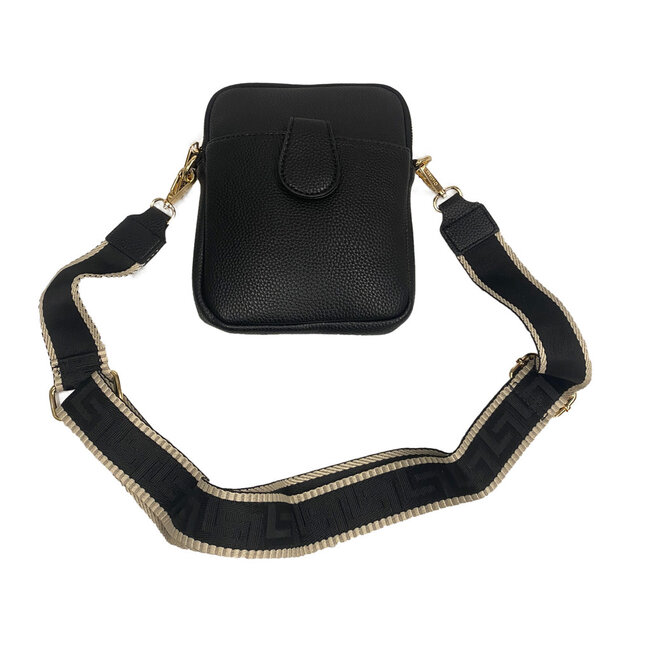 Handtas klein zwart 80152