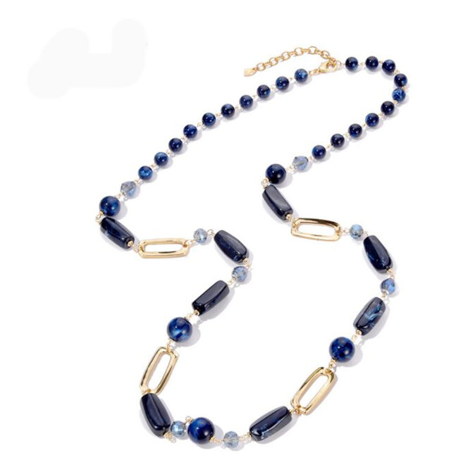 Halsketting blauw 101202507