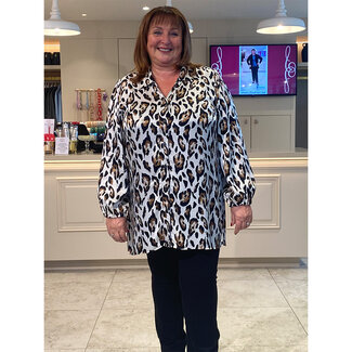 MJ Style Blouse MJ Style leopard print  5201