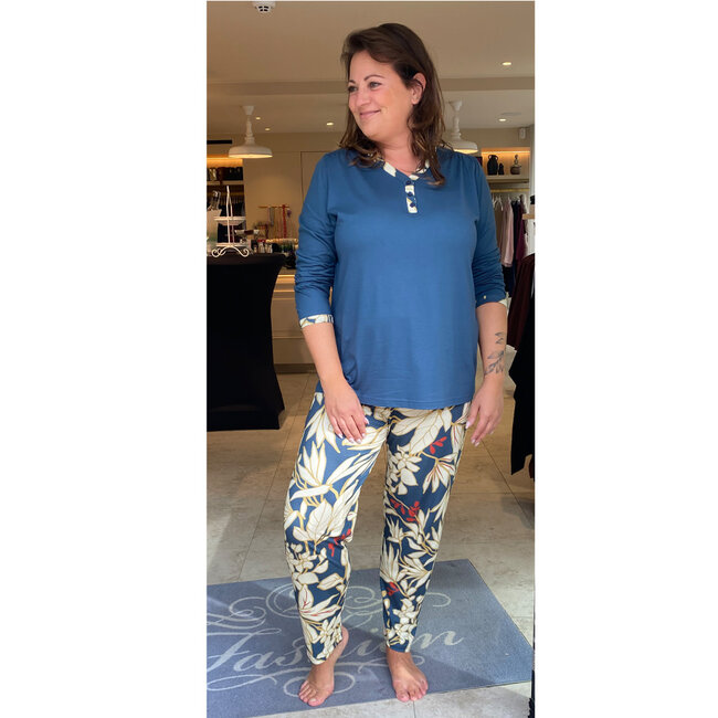 Pyjama  Ascafa blauw multicolor  A2523121 413