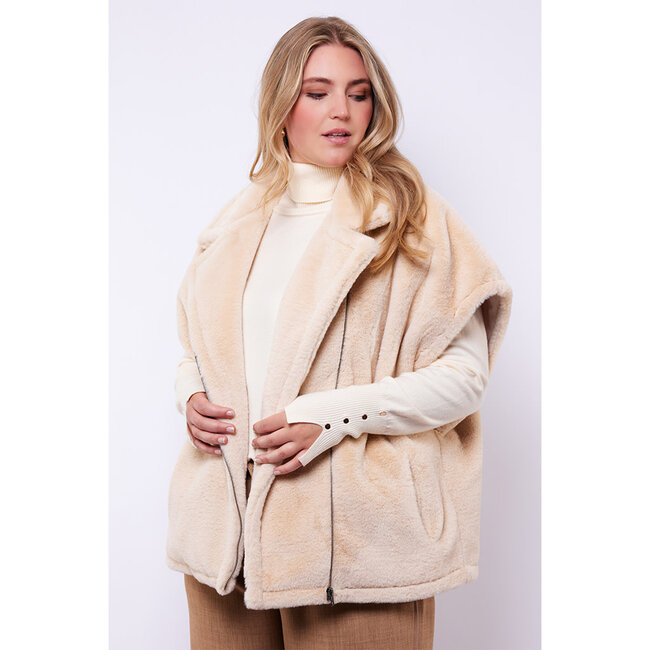 Gilet Exxcellent zand Sofie 25WZE27