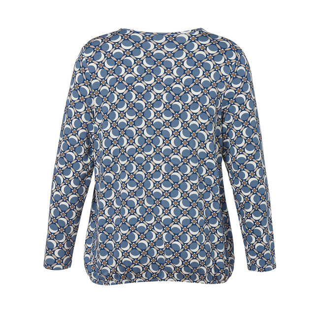 Shirt Via Appia Due blauw multicolor 2525410 843