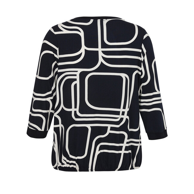 Shirt Via Appia Due D.blauw creme 2515711