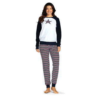 Comtessa Pyjama spons Comtessa D.blauw multi 252336