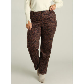 Yest Curve Broek Yest Curve leopard Gabrielle A005806