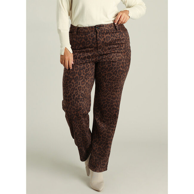 Yest Curve Broek Yest Curve leopard Gabrielle A005806
