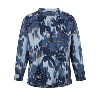 Via Appia Due Sweater met kraag Via Appia Due blauw multi 2515731