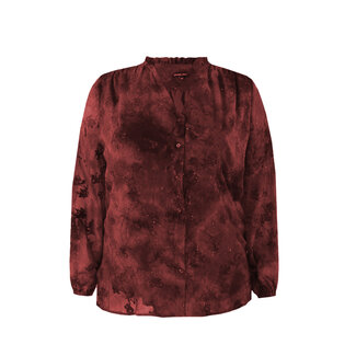Exxcellent Blouse Exxcellent wijnrood glitter Briony 25WZE29