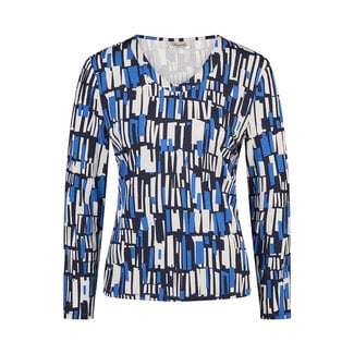 Barbara Lebek Shirt Barbara Lebek blauw multi 36730052