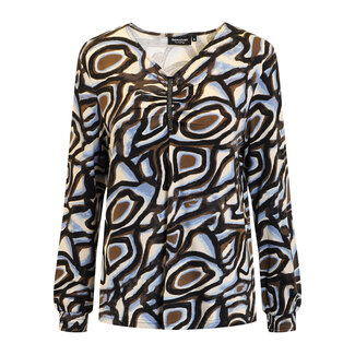 Signature Shirt Signature bruin blauw multi  219578