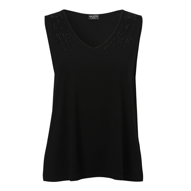 Top Via Appia Due zwart strass 2516411