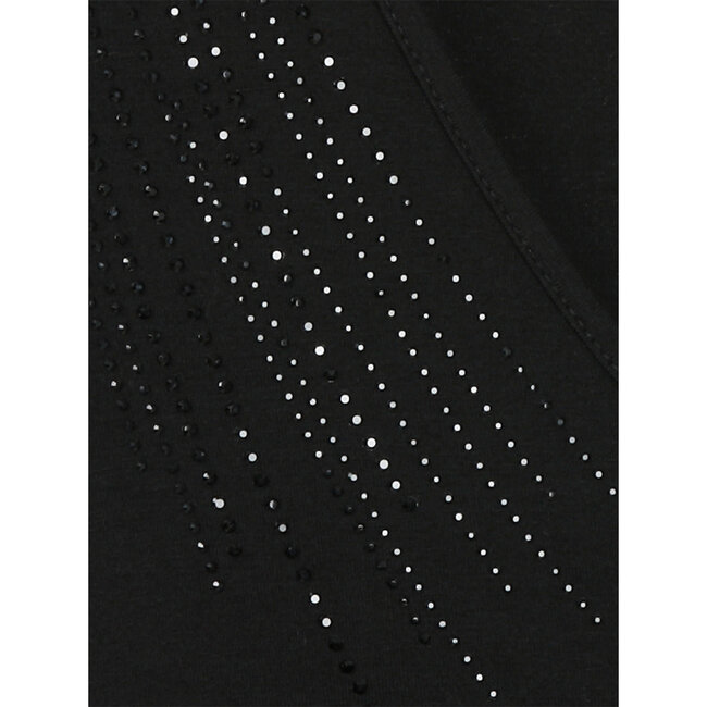 Top Via Appia Due zwart strass 2516411