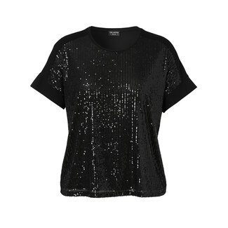 Via Appia Due Shirt 1/2 mouw Via Appia Due zwart glitter 2516414