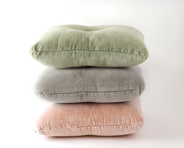 Jula Stonewashed Velvet Cushion