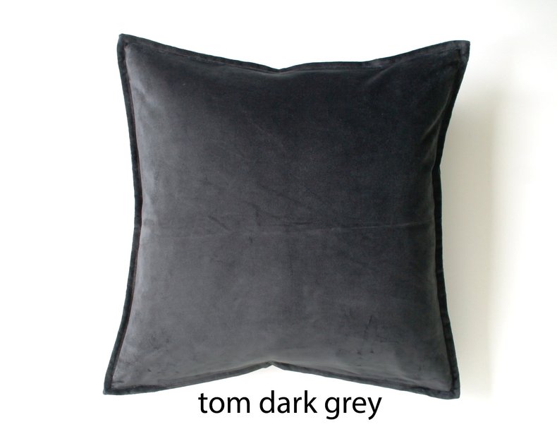 Tom fluwelen kussen hoes blauwe & groene kleuren