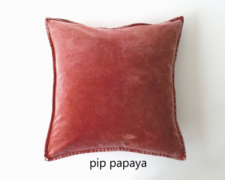 Pip Stonewashed Velvet Cushion  series 2