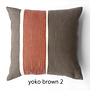 Yoko 2 striped cushion