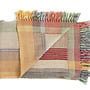 Multi Stripe Throw Orange 130/170cm wool/silk