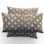 Luku velvet cushion cover kuba pattern