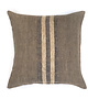 Puck linen cushion cover 50/50 linen & silk