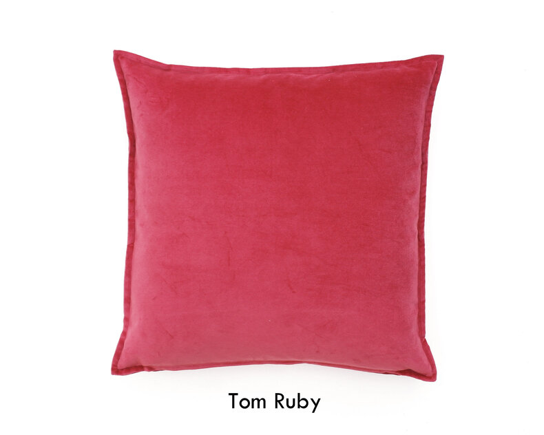 Tom Velvet Kussen hoes - felle kleuren