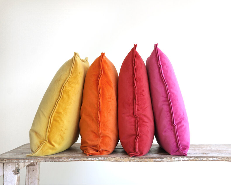 Tom Velvet Kussen hoes - felle kleuren