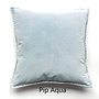 Pip Stonewashed Velvet Kussenhoes - blauw