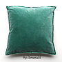Pip stonewashed velvet cushion cover - bright colours