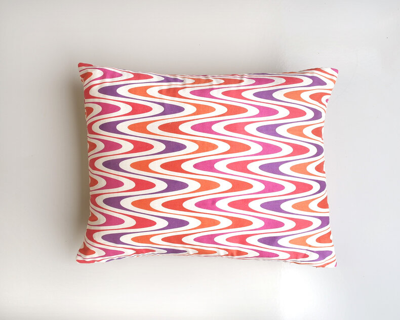 ML Fabrics - Swirl Zijde Kussen – Luxe en zachte 100% zijde