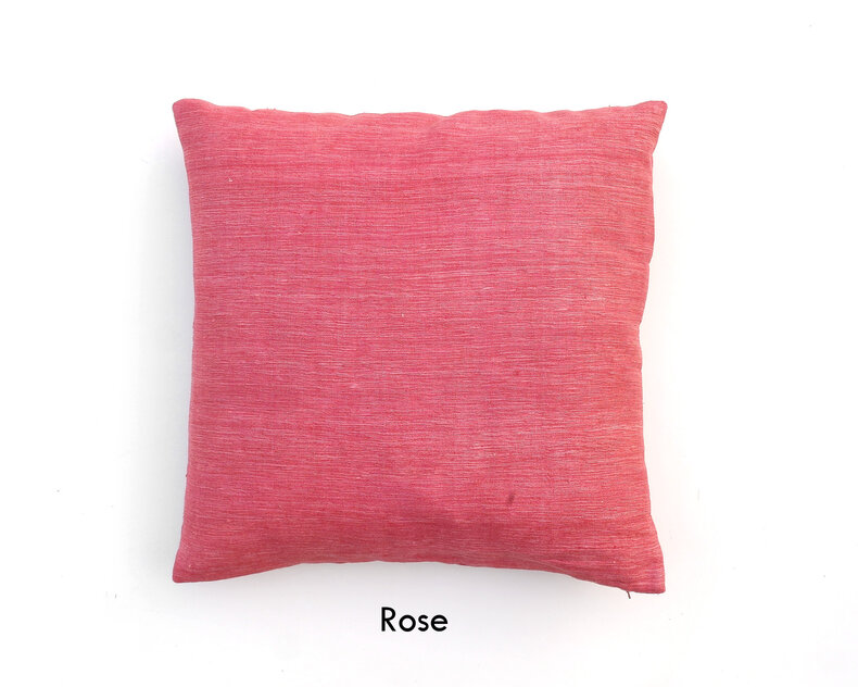 ML Fabrics Chappa Zijde Kussen – Luxe en zachte 100% wildzijde in 8 kleuren