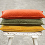 Tom velvet Cushion  Cover - warm colours