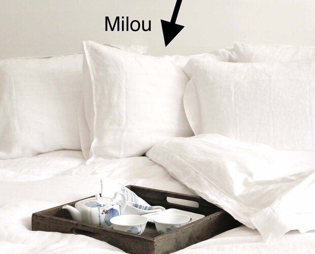 Milou linnen pillowcase set 60/70 cm