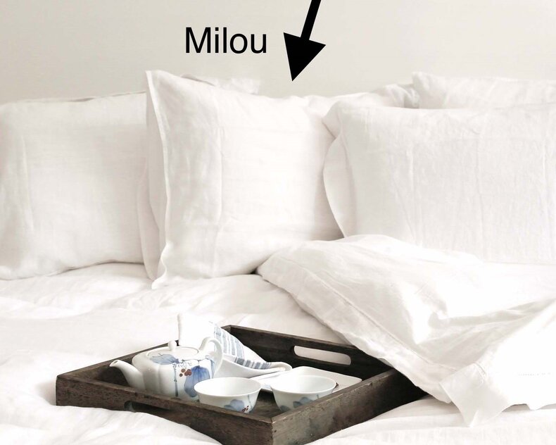 Milou linnen pillowcase set 60/70 cm