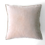 Stonewashed Cushion coverVelvetPip color Pebble 30/36