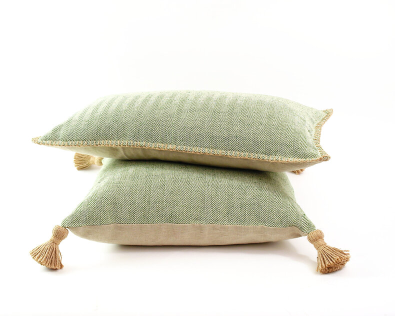 Ibiza Tassel Cushion Cover