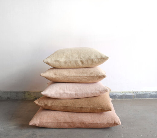 Katoenen kussens van hoge kwaliteit –linnen look - natuurlijke elegantie in mooie kleuren