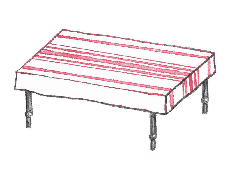 Tafelkleed Lou – zomers tafellinnen van katoen met linnenstructuur