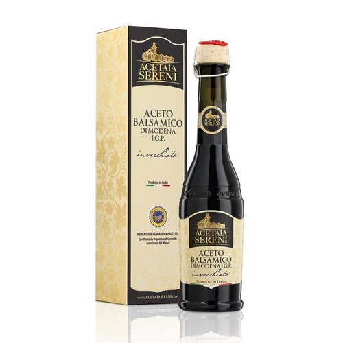 Acetaia Sereni Aceto Balsamico di Modena I.G.P. Invecchiato "Etichetta Bianca" (250 ml)