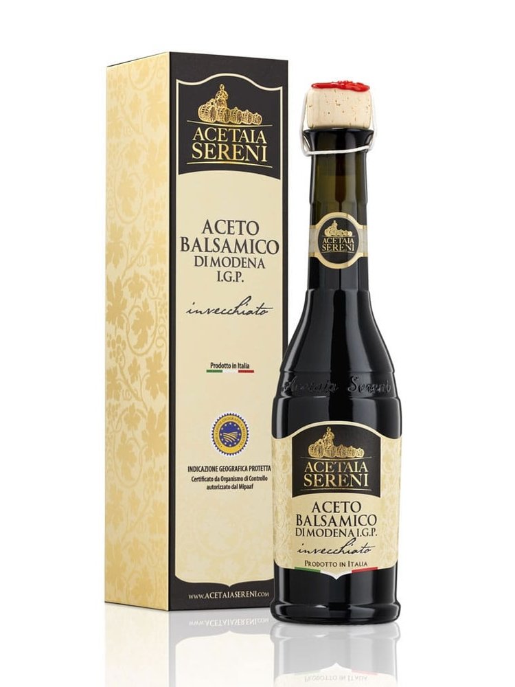 Acetaia Sereni Aceto Balsamico di Modena I.G.P. Invecchiato "Etichetta Bianca" (250 ml)